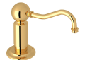 ROHL LS850PIB Traditional Style Soap & Lotion Dispenser - Italian Brass