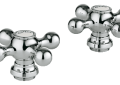 GROHE 18731000 Seabury® Faucet Cross Handle, For Use With Seabury 20800000 Bathroom Faucet, Metal, Polished Chrome, Import