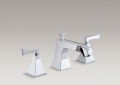 Kohler T428-4V-CP Bath- or Deck-Mount High-Flow Bath Faucet, Deco Lever Handles and Stately Design