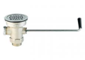 T&S Brass B-3950 3-1/2" X 1-1/2" Waste Valve with Twist Handle