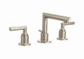 Moen® TS43002BN Arris™ Bathroom Faucet, 1.5 gpm Flow Rate, 5-3/4 in H Spout, 8 to 16 in Center, Brushed Nickel, 2 Handles, Pop-Up Drain, Domestic
