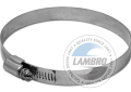 Lambro 284L Adjustable Worm Gear Clamp, 3-9/16 to 4-1/2 in Capacity, Steel
