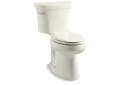 Kohler® 3949-96 2-Piece Toilet, Highline® Comfort Height®, Elongated Bowl, 16-1/2 in H Rim, 14 in Rough-In, 1.28 gpf, Biscuit