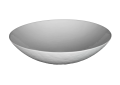 Native Trails MG1717-BO Abalone Series NativeStone® Verona Bathroom Sink, Round Shape, 16-1/4 in OD x 4-1/2 in H, Above-Counter Mount, Glass, Bianco, Import