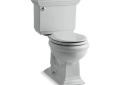 Kohler® 3933-95 2-Piece Toilet, Memoirs® Comfort Height®, Round Bowl, 16-1/2 in H Rim, 12 in Rough-In, 1.28 gpf, Ice Gray™