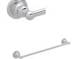 Rohl ROT1/24-PN Wall Mount 24" Single Towel Bar - Polished Chrome