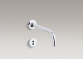Kohler T11839-CP Wall-Mount Faucet Trim, 9" Spout
