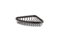 Kohler® 1898-2BZ Small Corner Shower Basket, 1-1/8 in H x 4-3/4 in W x 4-3/4 in D, Stainless Steel, Oil Rubbed Bronze