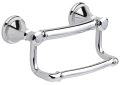 DELTA® 41350 Decor Assist™ Traditional Toilet Tissue Holder With Assist Bar, 300 lb Capacity, 4-5/16 in H, Zinc, Polished Chrome, Import
