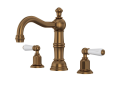 Perrin & Rowe U.3720L-EB-2 Edwardian Bathroom Faucet, 1.2 gpm Flow Rate, Bronze, Import
