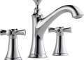 Brizo® 65305LF-PCLHP Baliza® Widespread Lavatory Faucet, Commercial, 1.5 gpm Flow Rate, 4-5/16 in H Spout, 6 to 16 in Center, Polished Chrome, Pop-Up Drain, Import