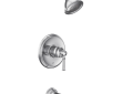 Moen® UT2183EP Tub/Shower Trim, 1.75 gpm Shower, Polished Chrome