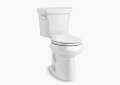 Kohler® 5481-0 2-Piece Toilet, Highline® Comfort Height®, Round Bowl, 16-1/2 in H Rim, 12 in Rough-In, 1.28 gpf, White
