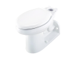 Gerber® G0021975 Maxwell® ErgoHeight™ Back Outlet Toilet Bowl, White, Elongated Shape, 4-1/4 in Rough-In, 2 in Trapway