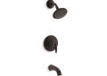 Kohler® TS45104-4-2BZ Bath/Shower Valve Trim, 2.5 gpm Shower, Oil Rubbed Bronze
