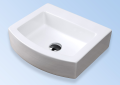Lacava 7700-03-001 8"CC Plaza Vessel Lavatory - White