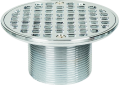 Sioux Chief 821-HCP 2 inch Male Round Shower Drain Head Adapter Only - Chrome