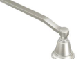 Moen® YB8224BN Towel Bar, Rothbury™, 24 in L Bar, 3.33 in OAD x 2.31 in OAH, Aluminum, Brushed Nickel, Import