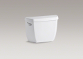 Kohler® 4436-0 Wellworth® Toilet Tank, 1.28 gpf, 2-1/8 in Left Hand Lever Flush, White