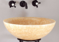 Stone Forest C25-HO Beveled Round Vessel Sink