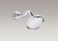 Kohler® 72774-CP Single Function Shower Head With Katalyst® Air-Induction Spray, Artifacts®, 2 gpm Minimum, 1 Spray, Wall Mount