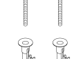 Kohler K-1380103 Top Mount Hardware Kit