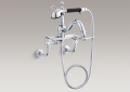 Kohler 16210-4A-CP Bath Faucet, Handshower, Diverter Spout and Traditional Lever Handles