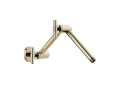 Brizo® RP81434PN Litze Jointed Shower Arm and Flange, 16 in L x 4-1/8 in W Arm, Solid Brass Arm, 1/2 in NPT, Import