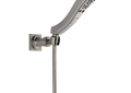 DELTA® 55552-SS Tesla® Wall Mount Hand Shower, 2-3/8 in Dia 4 Shower Head, 2 gpm Flow Rate, 60 in L Hose, 1/2 in Connection, Stainless Steel, Import