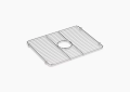 Kohler K-5137-ST Iron/Tones(R) Stainless Steel Large Sink Rack, 18-1/4" x 14-3/8" - Stainless Steel