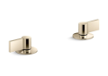 Kohler(R) K-77974-4-AF Components(R) Lever Bathroom Sink Faucet Handles - Vibrant French Gold