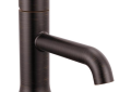 DELTA® 559LF-RBMPU Trinsic® Centerset Lavatory Faucet, Commercial, 1.2 gpm Flow Rate, 2-3/8 in H Spout, 1 Handles, Pop-Up Drain, 1/3 Faucet Holes, Venetian Bronze, Function: Traditional