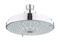 GROHE 27135000 Rainshower® Cosmopolitan 160 Shower Head, 2.5 gpm Flow Rate, 4 Sprays, Ceiling Mount, 6-3/8 in Dia Head, Import