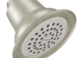 Moen® 6303BN Easy Clean® XLT Standard Shower Head, 2.5 gpm Min, 1 Sprays, Wall Mount, 3-3/8 in Head, Domestic