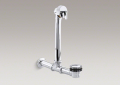 Kohler® 7104-CP Exposed Bath Drain, 15-3/4 in H x 3-1/4 in W, 17 ga Brass, Polished Chrome