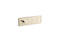 Kohler(R) K-26347-9-AF Anthem(R) Three-Outlet Recessed Mechanical Thermostatic Valve Control - Vibrant French Gold