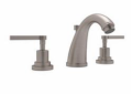 Rohl® A1208LMSTN-2 Transitional Bath Avanti Widespread Lavatory Faucet, 1.2 gpm Flow Rate, 3-45/64 in H Spout, 8 in Center, Satin Nickel, 2 Handles, Pop-Up Drain