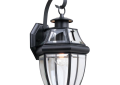 Sea Gull 8067-12 Generation Lighting Lancaster One Light Outdoor Wall Lantern - Black