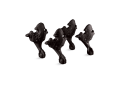 Kohler® 1103-P5 Ball and Claw Feet, Iron Works® Historic™, For Use With Iron Works® K-710 Historic™ 5-1/2 ft Bath, Cast Iron, Iron Black