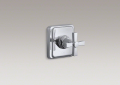Kohler T13174-3A-CP Pure Volume Control Trim, Cross Handle
