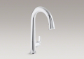 Kohler® 72218-CP Sensate® Kitchen Faucet, 1.8 gpm Flow Rate, Polished Chrome, 1 Handles, 1 Faucet Holes, Function: Touchless