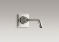 Kohler® 13136-BN Wall Mount Shower Arm and Flange, Pinstripe®, 10-5/8 in L, 1/2 in NPT