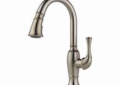 Brizo® 63003LF-SS Talo® Kitchen Faucet, 1.8 gpm Flow Rate, Stainless Steel, 1 Handles, 1 Faucet Holes, Function: Traditional, Domestic, Commercial