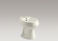 Kohler® 4854-96 Vertical Spray Bidet, San Tropez®, 14-5/8 in Rough-In, Biscuit