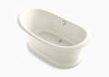 Kohler K-21000-B-96 Artifacts(TM) 66-1/4" x 32-1/2" Freestanding Bath - Biscuit