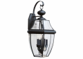 Sea Gull 8040-12 Generation Lighting Lancaster Three Light Outdoor Wall Lantern - Black