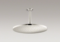Kohler® 13690-SN Contemporary Raincan Shower Head, 2.5 gpm Flow Rate, Ceiling Mount