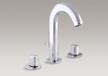 Kohler 10086-9-CP Oblo (R) Widespread Bathroom Sink Faucet