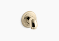 Kohler K-22174-AF Forte(R) Wall-Mount Supply Elbow with Check Valve - Vibrant French Gold
