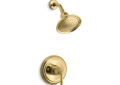 Kohler® TS396-4-PB Shower Valve Trim, 2.5 gpm Shower, Vibrant® Polished Brass